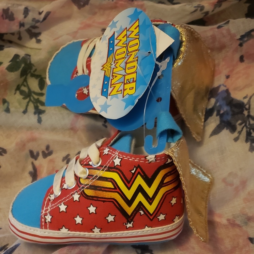 Wonder woman infant shoes with capes!